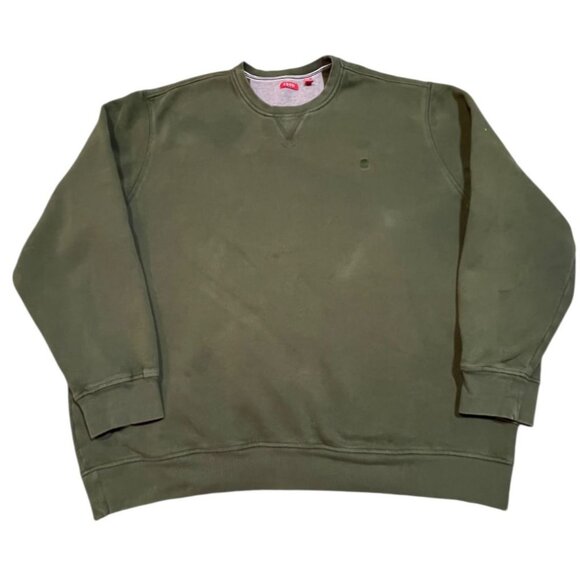 Izod Men's Green Crewneck Pullover Sweatshirt SIZE-3XLT - Picture 1 of 7